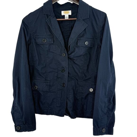 Talbots Jackets & Blazers - Talbots Petites Navy Utility Jacket 12P